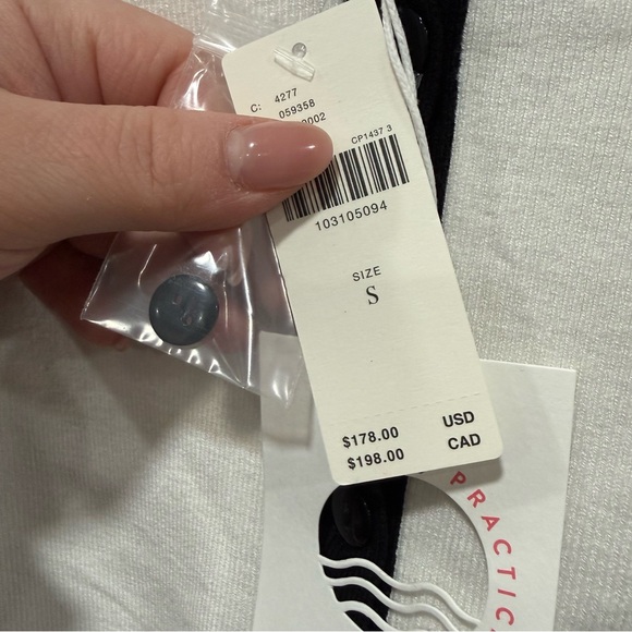 Anthropologie Daily Practice Go Team Embroidered
Henley Top Small - Picture 8 of 10